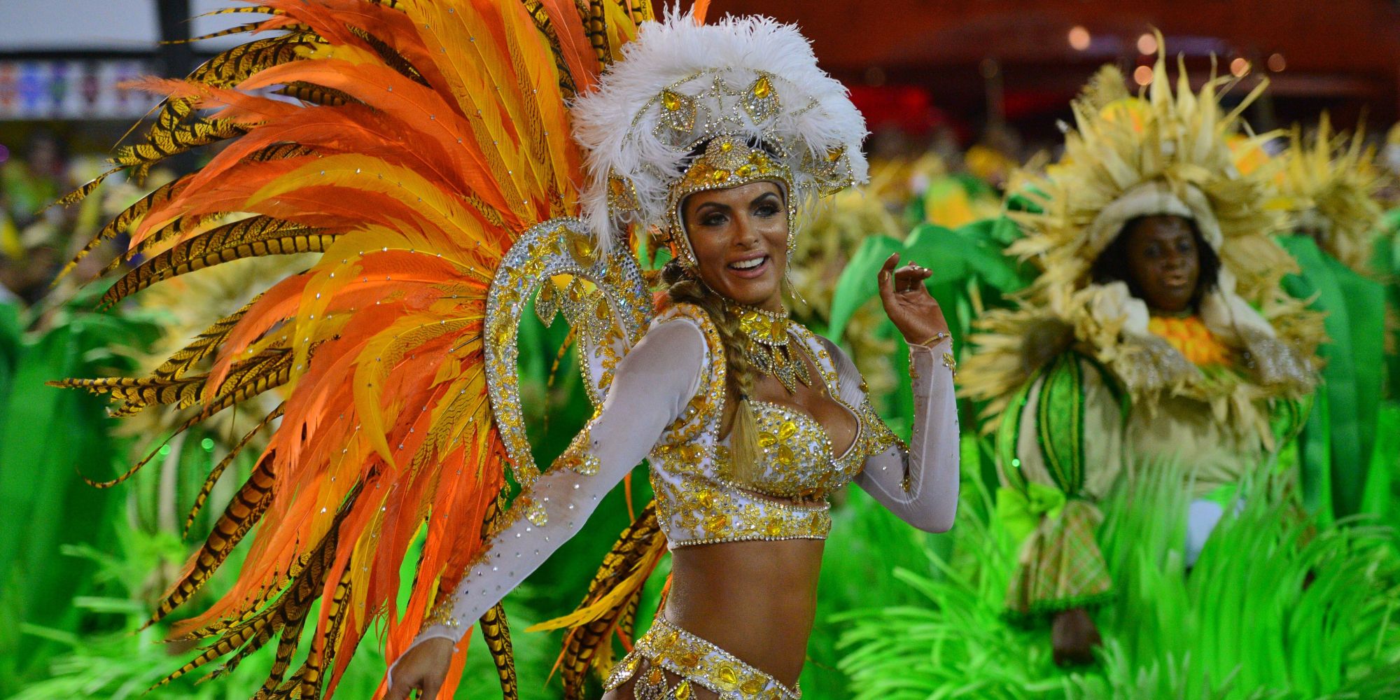 Brazilian Samba Dancers.
