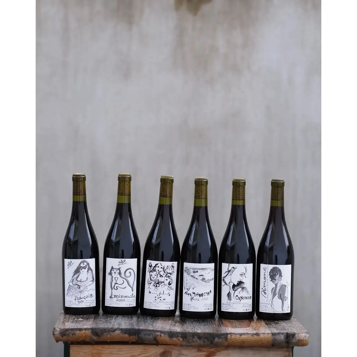 The 2020 wines from Julie Balagny have arrived!

Surrounded by forest, Julie is farming around 3hk in Fleurie, as well as a small parcel in Julienas and Moulin-&agrave;-Vent. 
It started already last year with the n&eacute;goce wine Minouche, but thi