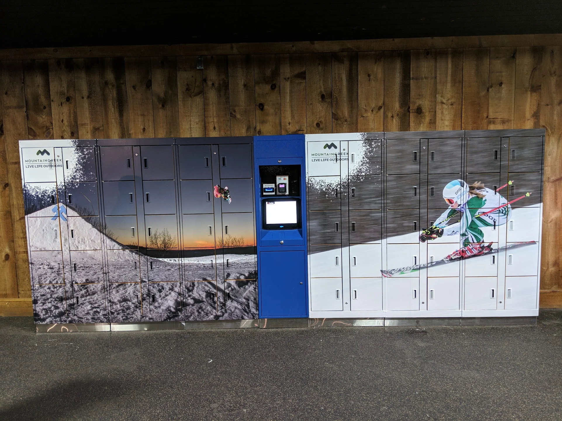 Locker Wrap at Mountain Creek Resort Vernon, NJ.