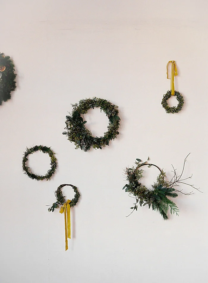 A Winter Wreath Making Workshop Winnipeg Wedding Photographers