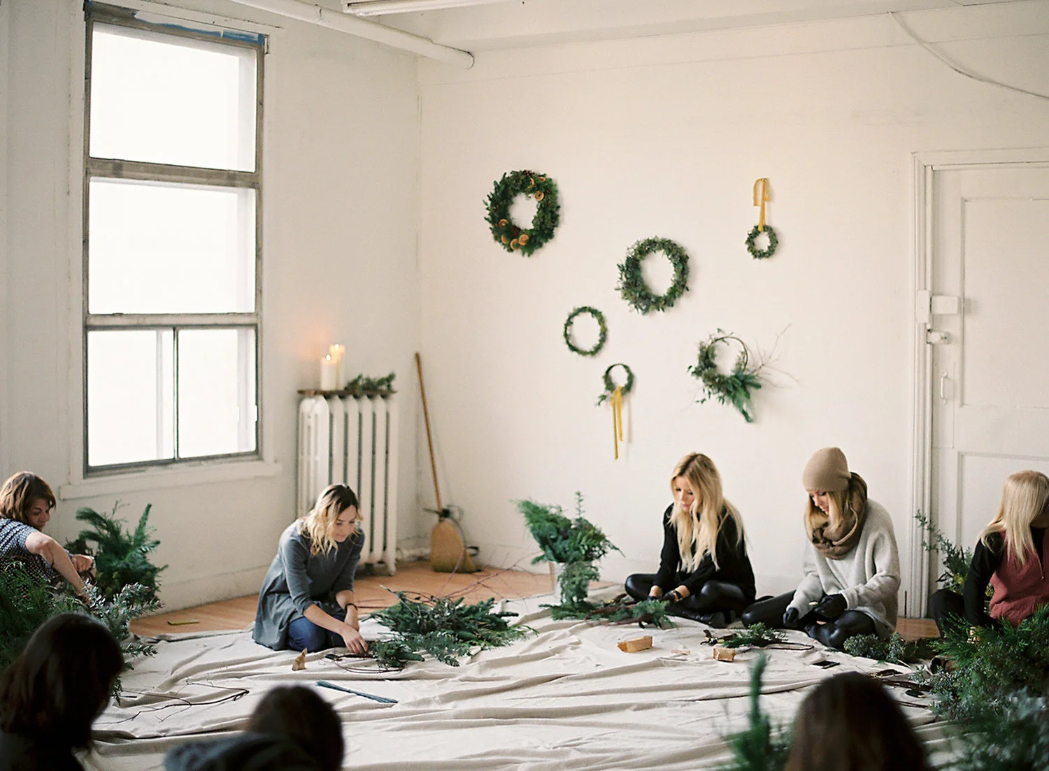 A Winter Wreath Making Workshop