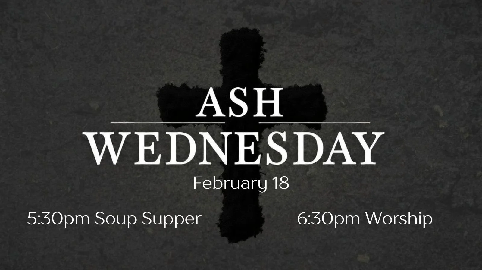 Ash Wednesday Worship