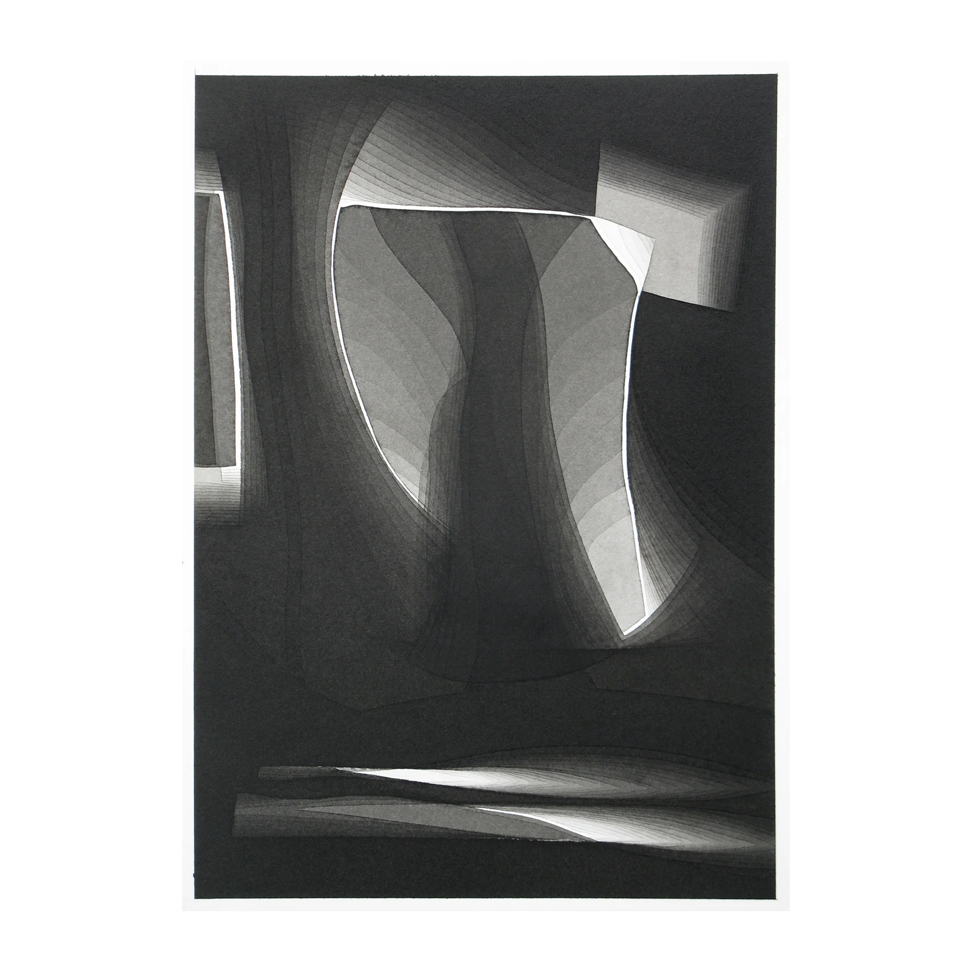 10 x 14 inches India ink on paper