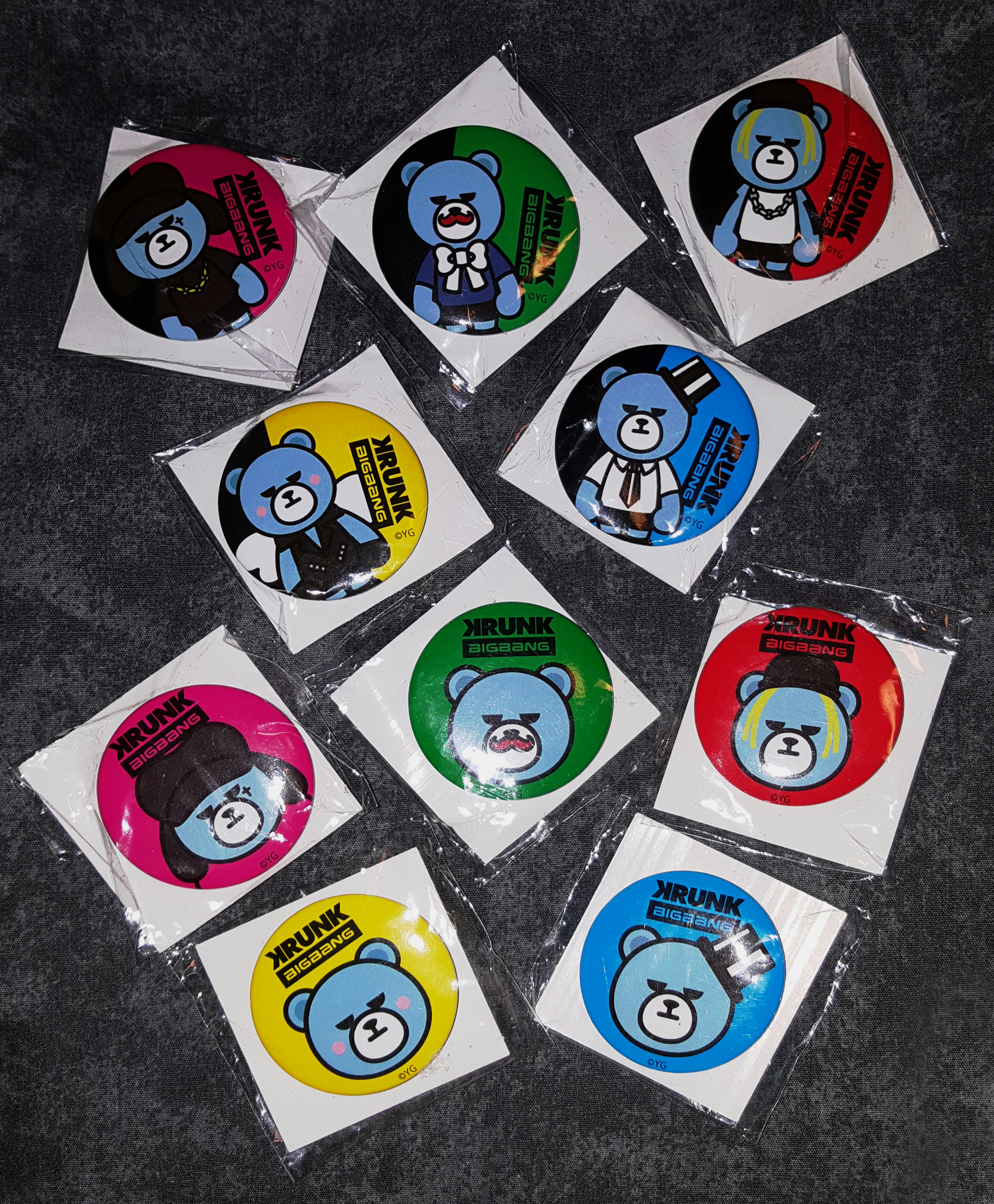 15 Krunk Cafe Buttons My Bigbang Collection 15 Krunk Cafe Buttons My Bigbang Collection