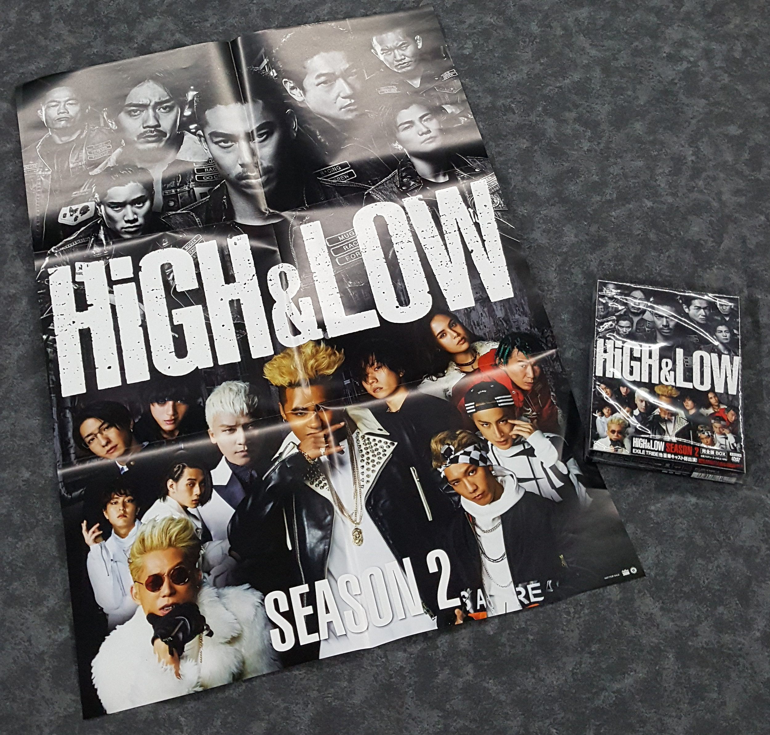 16 High Low Season 2 Boxed Set With Hmv Pre Order Benefits Poster My Bigbang Collection