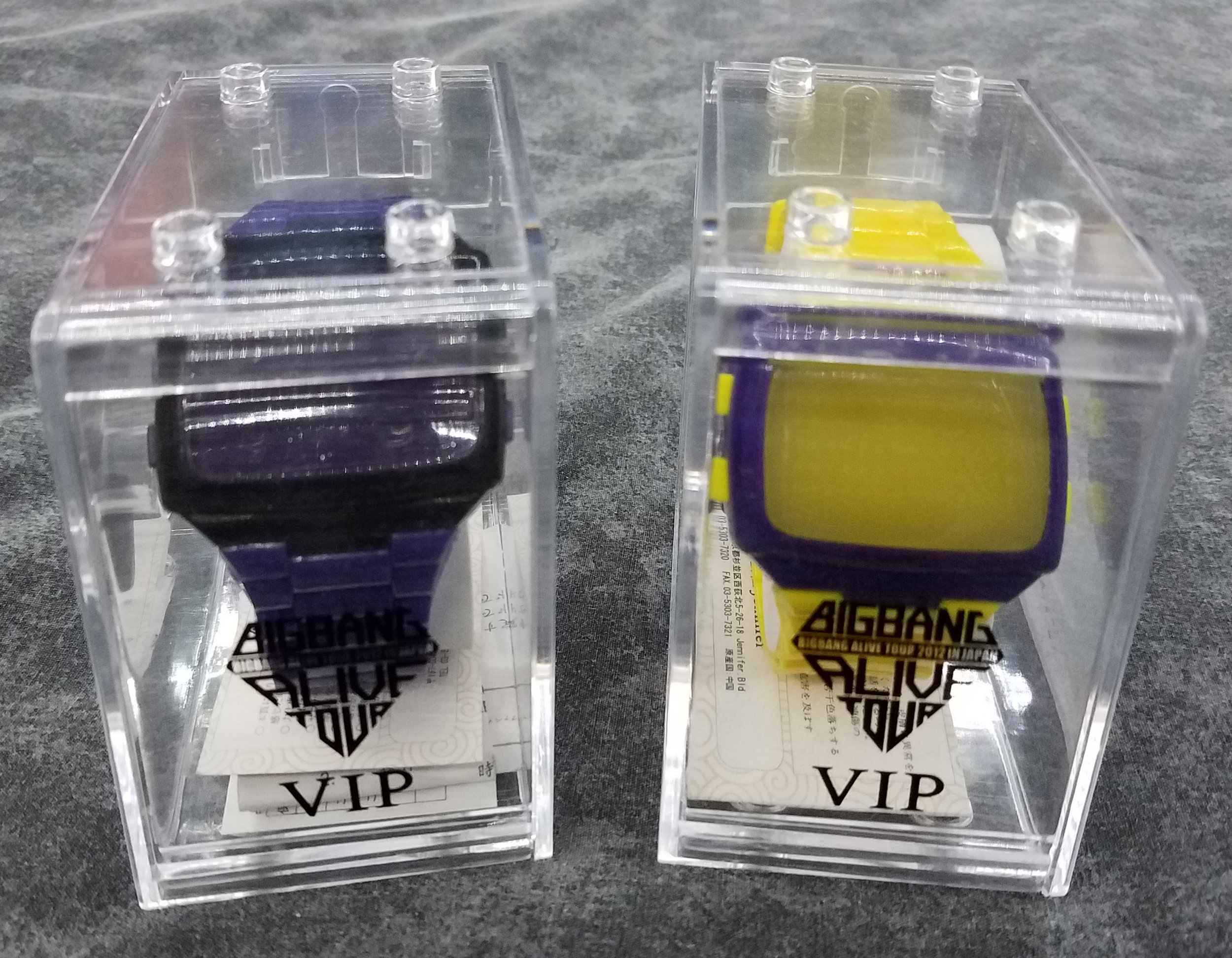 2012 - Alive Tour Japan - VIP Japan seat benefits - Watches - Osaka and Nagoya