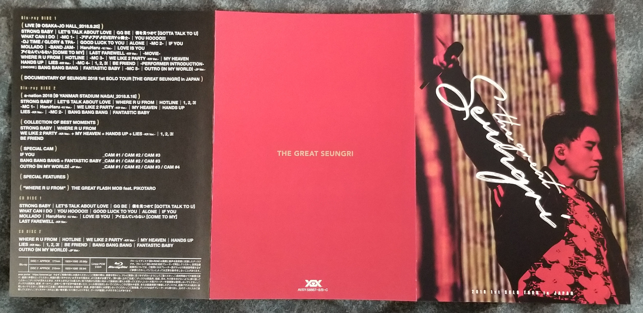 2019 (Release) - 2018 The Great Seungri Tour (Japan) - Deluxe Blu-ray ...