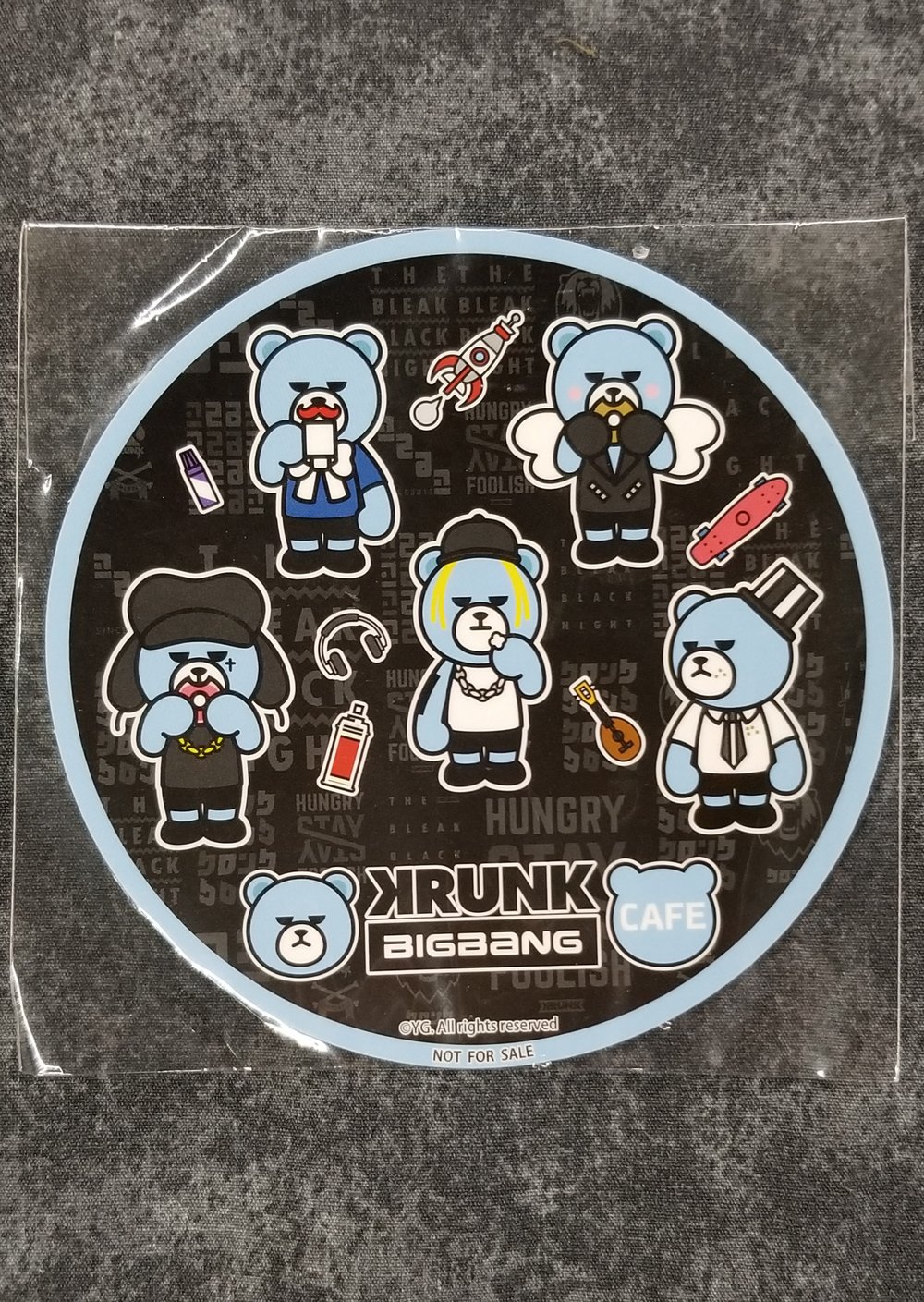 KRUNK x 微笑ましく BIGBANG Cafe SOL うちわ