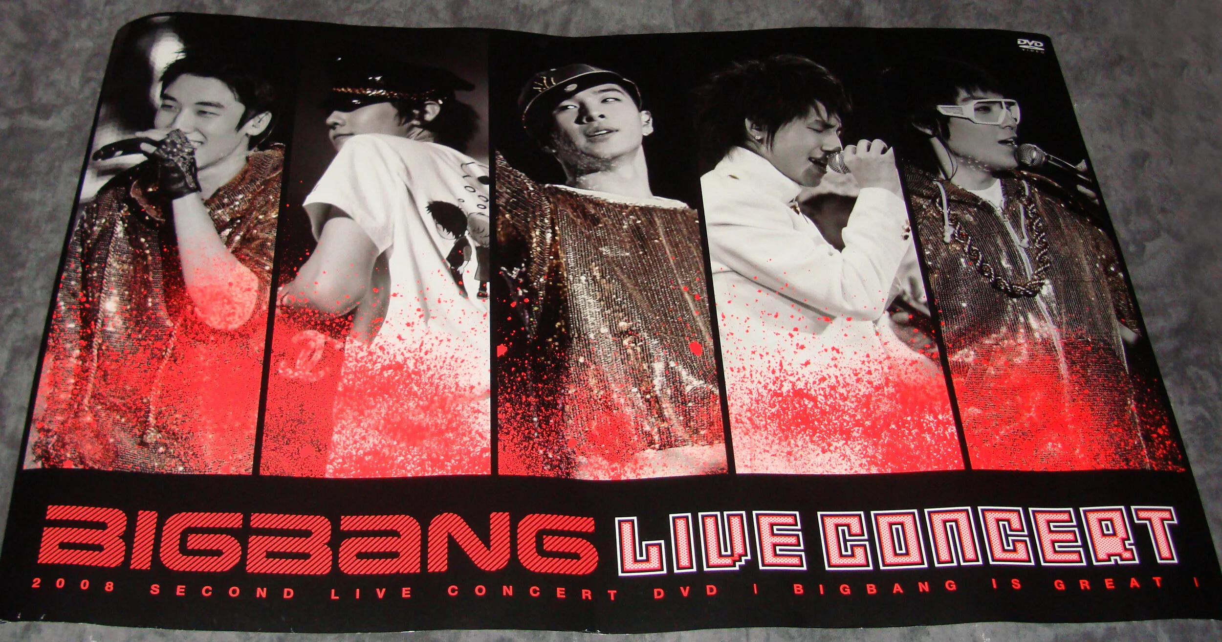 08 The Great Concert Dvd Postcard Book And Poster My Bigbang Collection