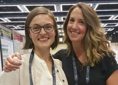 Here are KT and Amy spending time together during the National Society of Genetic Counselor's annual conference in Seattle, WA (2016). Continuing education is an important professional task of genetic counselors. Although DNA doesn't change, our understanding of it does! Knowing the latest in research and clinical approaches to genetics is vital to genetic counselors.