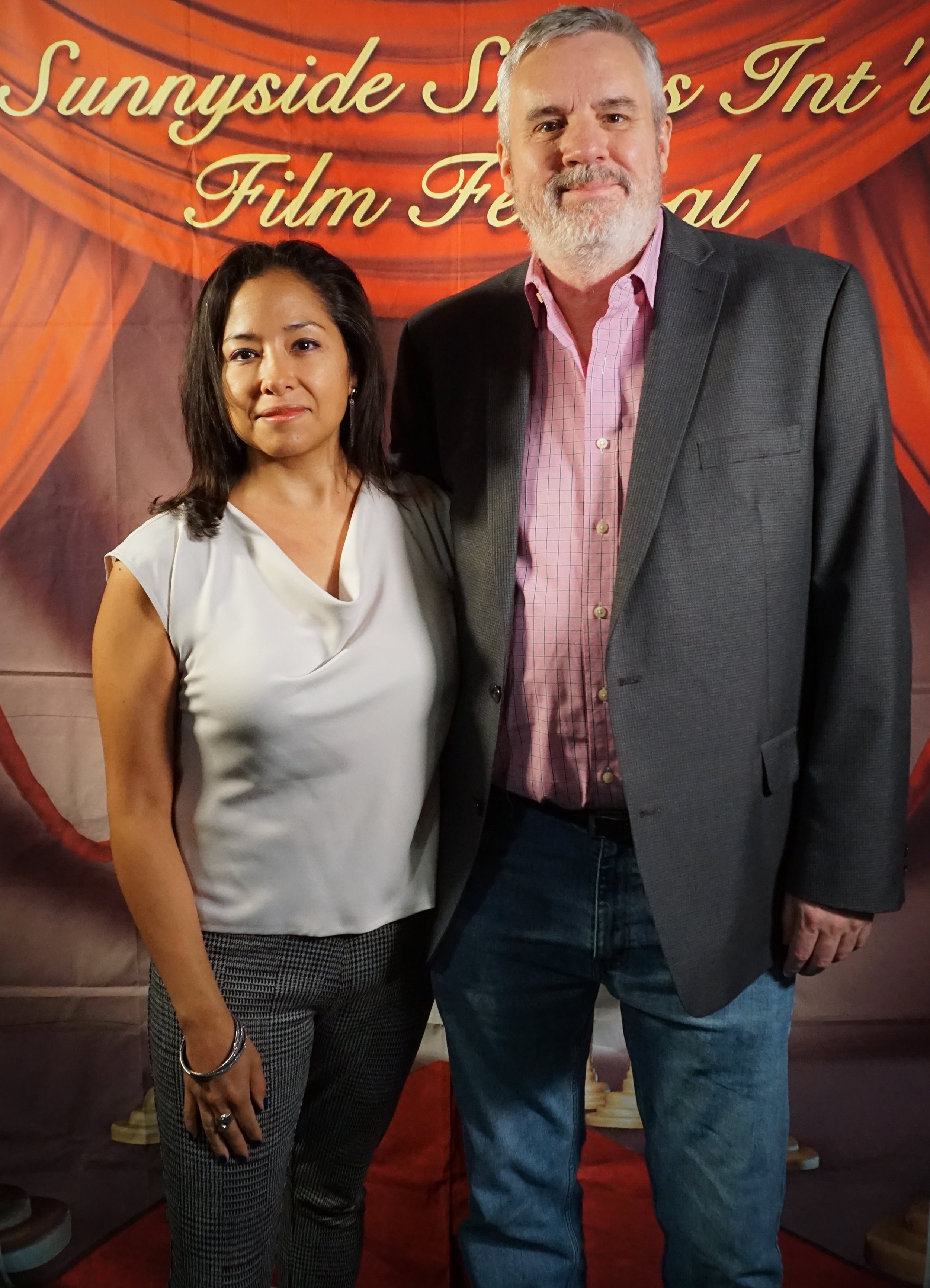 Anna Punay, Dir of Your Silent Face with Bill McDonald, Producer.jpg