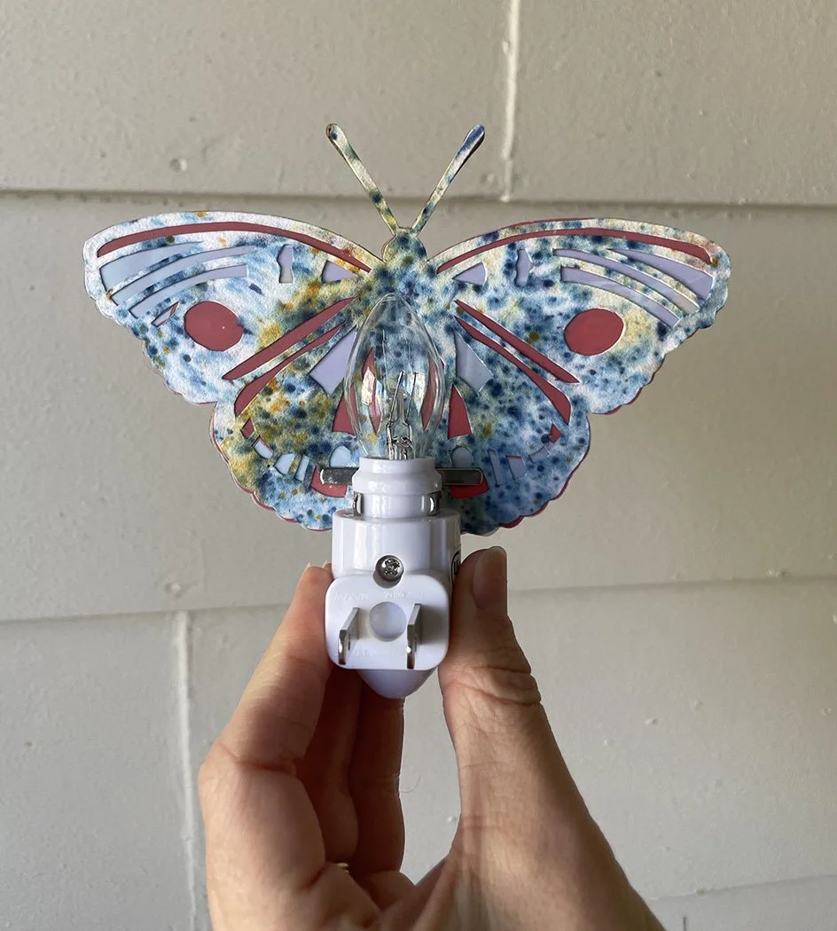 Butterfly Nightlight Red