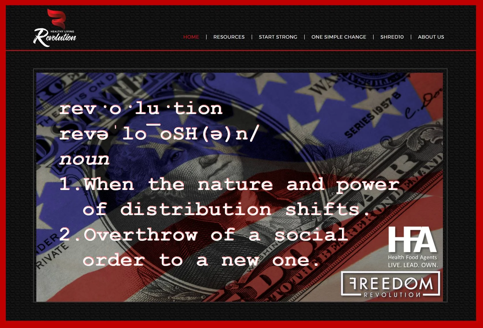 Realizing the American Dream has become a revolutionary act.