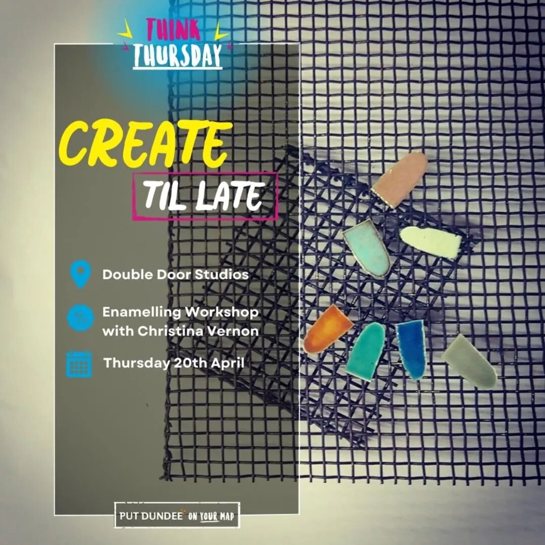There's still time to book in for my Enamelling Workshop tomorrow at @doubledoorstudios! Come along and enamel yourself a colourful pair of earrings or a pendant.
🔵 &pound;60 per person
🔶6-8pm
🔴All materials and snacks provided!
.
Book through my 