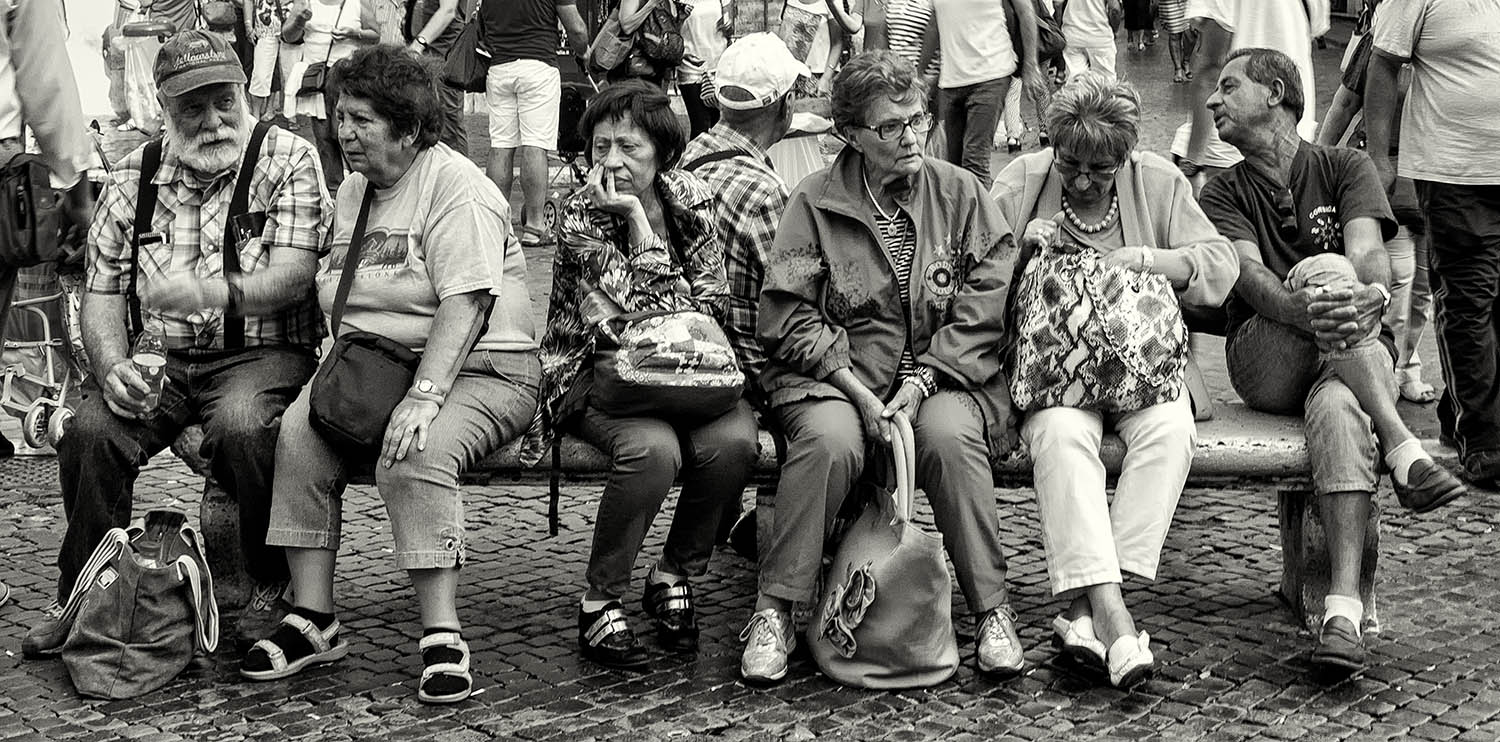 Resting on a Bench...