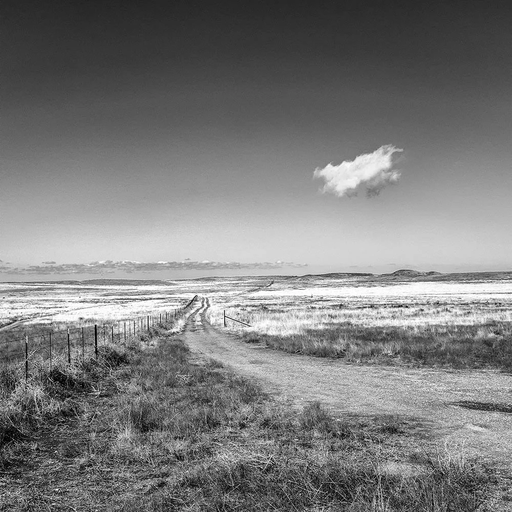 Fence, Road and Cloud