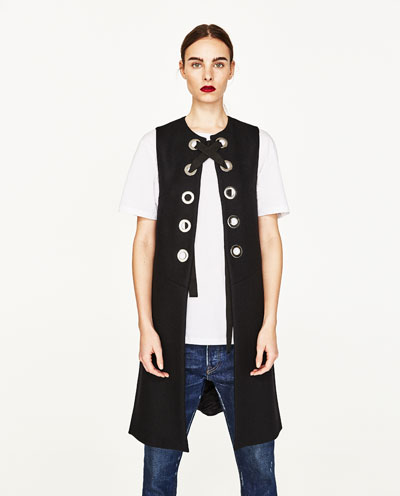 Zara Long Waistcoat