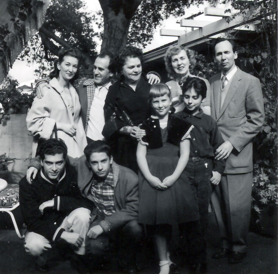 With friends in Santa Barbara 1958