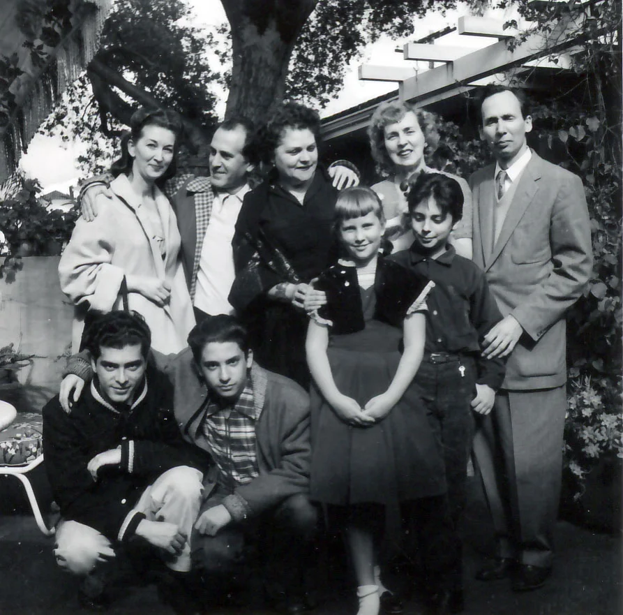 With friends in Santa Barbara 1958