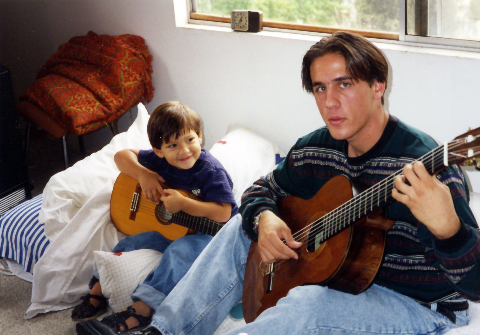 Grandson Bernardo and Pepe Jr. 1996