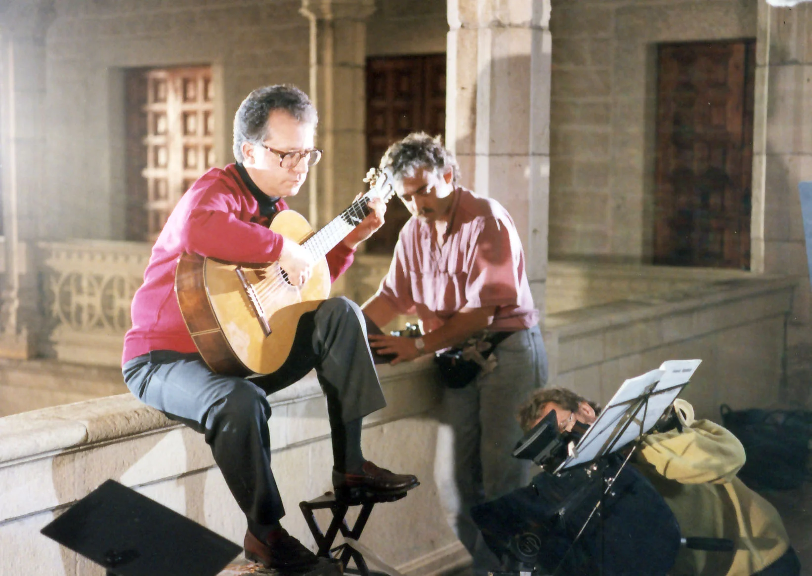 Filming ¨Shadows and Light¨ Castillo Manzares el real