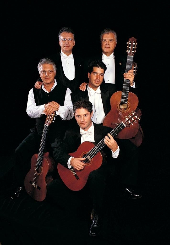 (clockwise) Angel, Pepe, Celin, Celino and Lito Romero