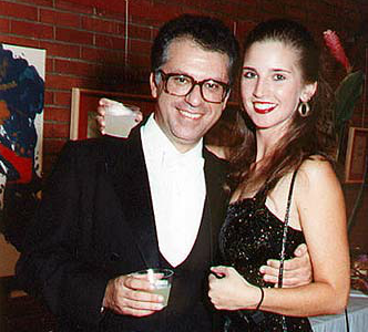 Pepe with his daughter, Angelina, following their joint recital