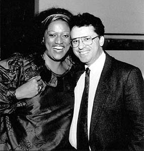 Pepe with soprano Jessye Norman.