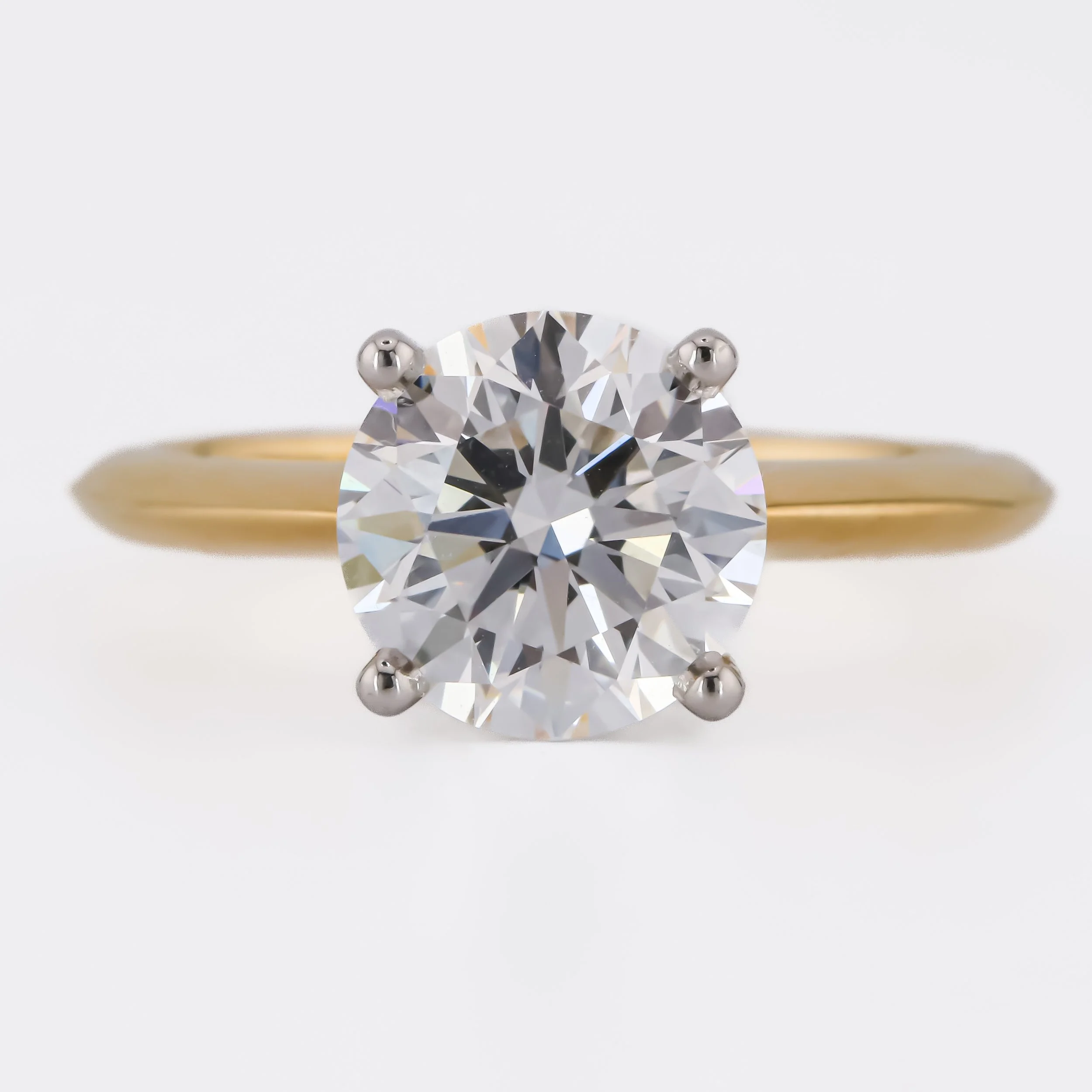 4-Prong Round Brilliant Solitaire
