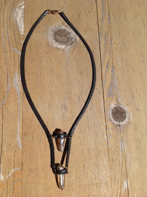 double smoky quartz choker for R.K.