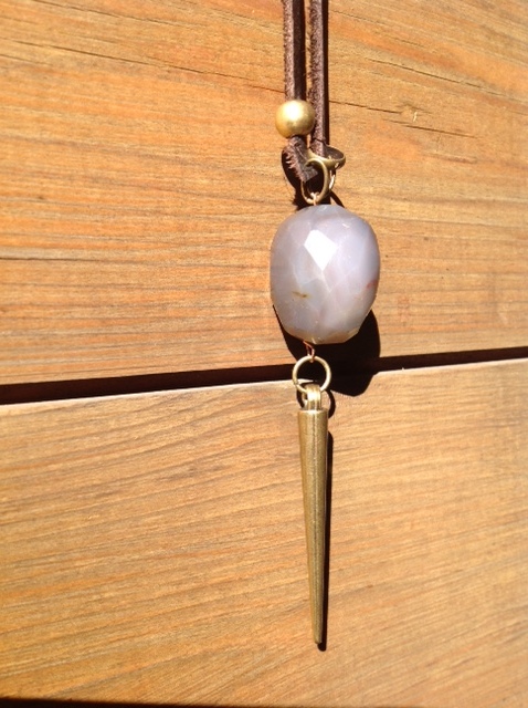 faceted smoky quartz
