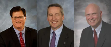 Speaker of the House Jay Lucas, Speaker Pro Tem Tommy Pope, and House Rules Chairman Alan Clemmons
