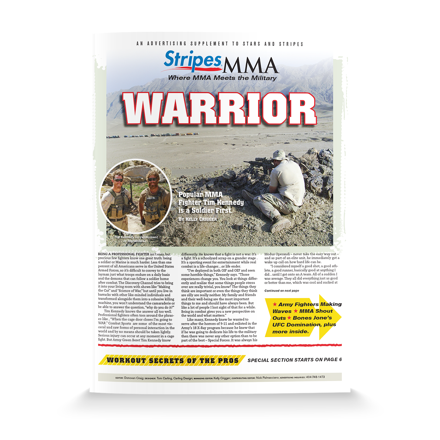 MMA Special Advertising Insert for Stars &amp; Stripes
