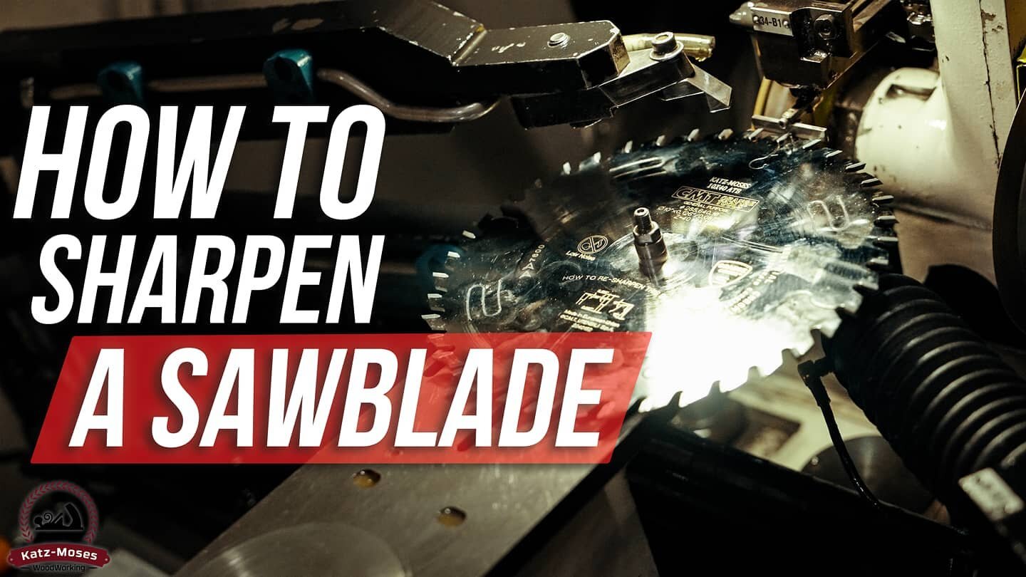 (Link in Bio) In this woodworking deep dive video we look at how saw blades are sharpened. Last week we discussed how to tell if your blades were dull and this week we&rsquo;re going to take a look at how the saw shop cleans, inspects, fixes and shar