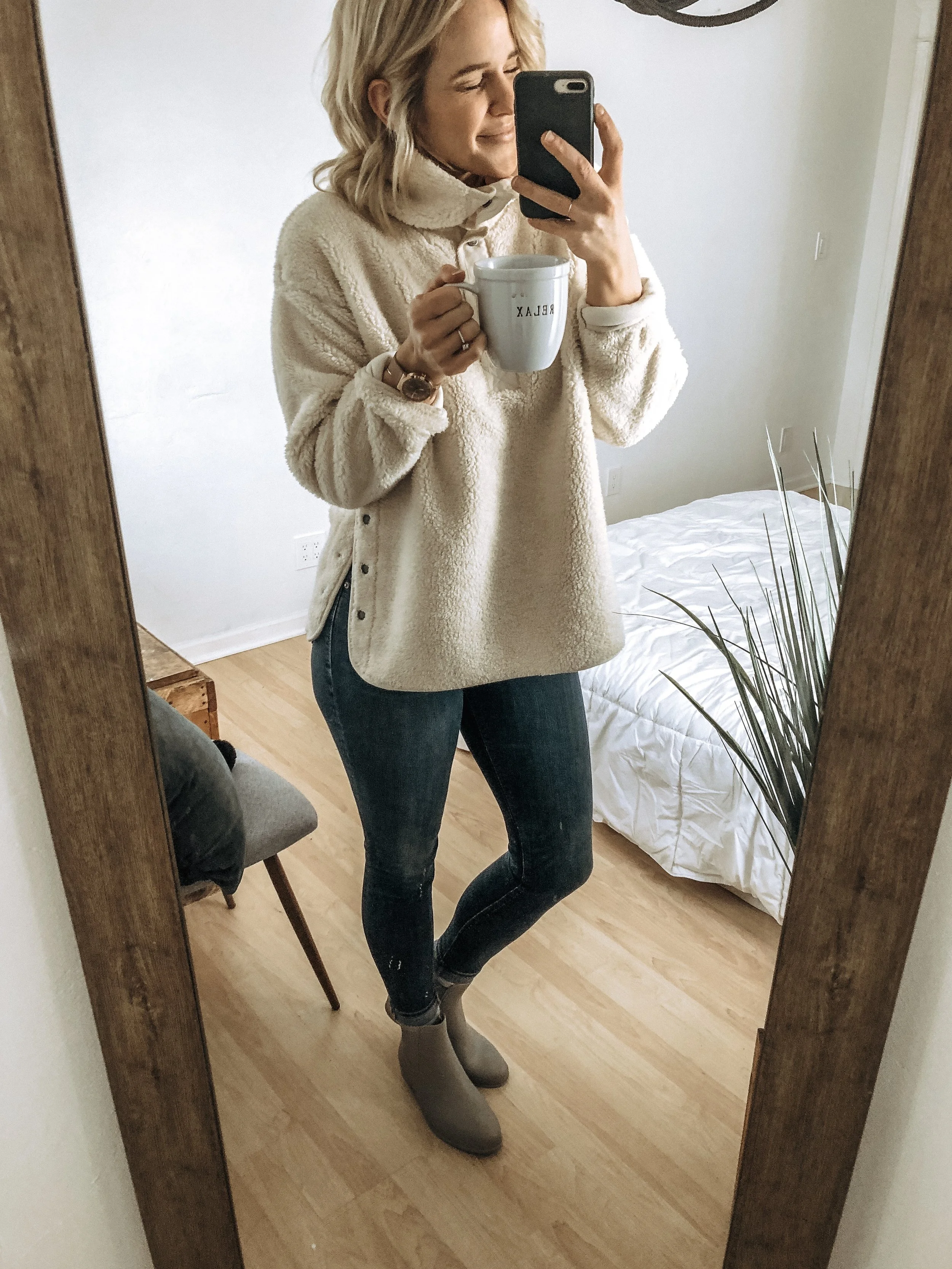 Target boots + fleece Sherpa! 