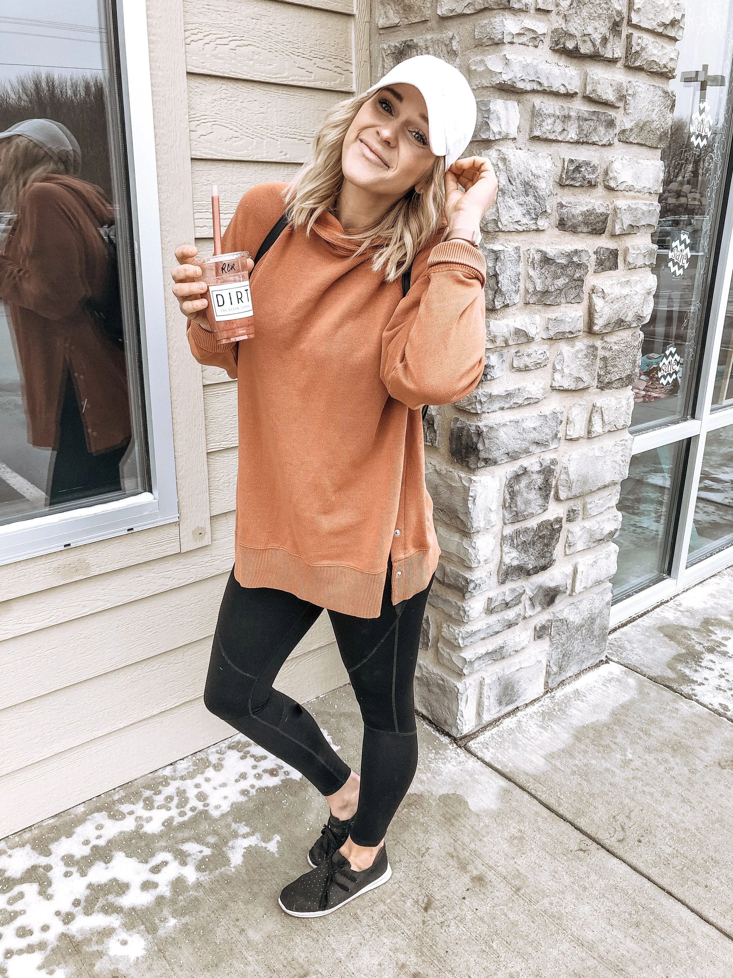 Two ways to wear a casual hoodie!