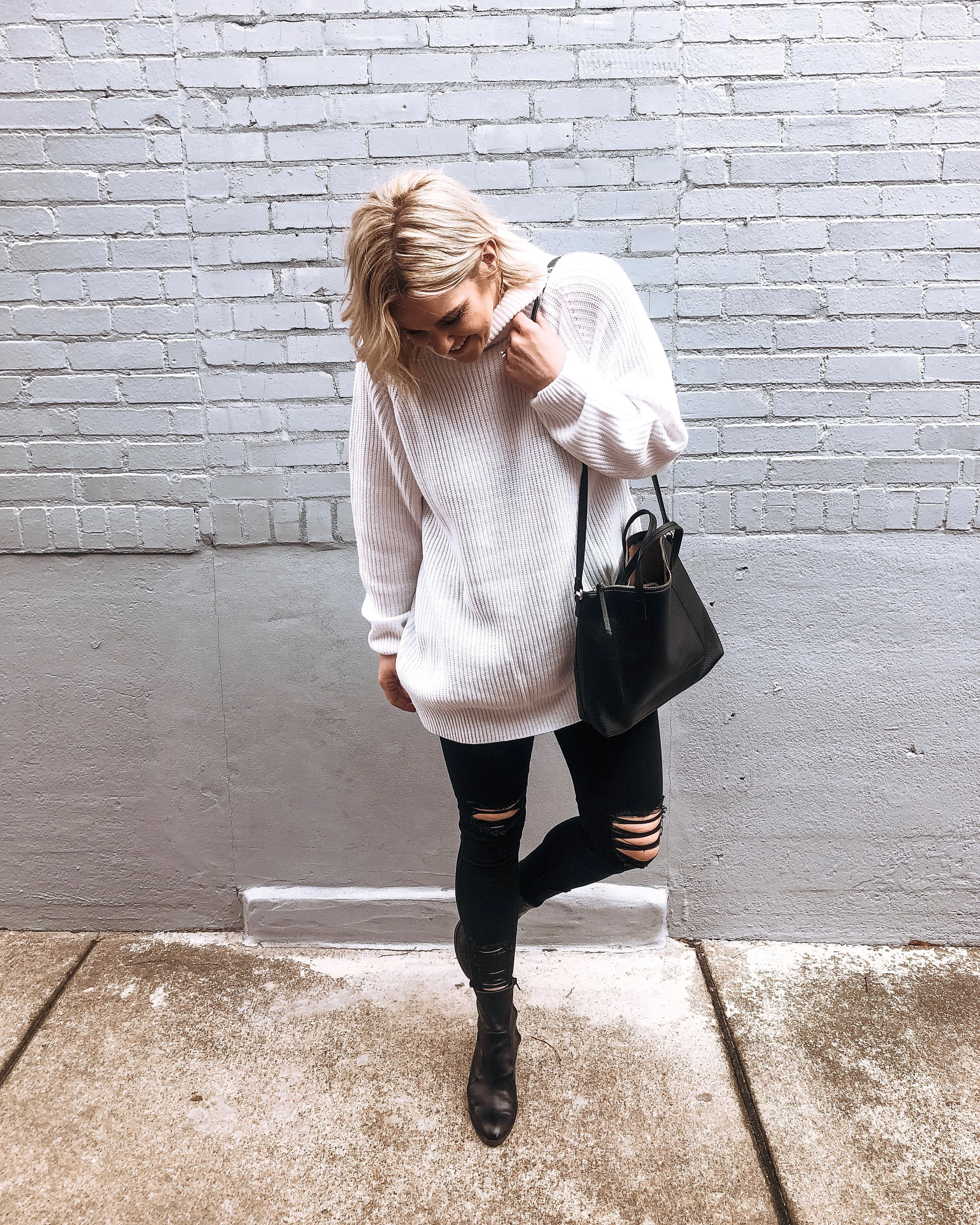 Two words. Sweater dress!