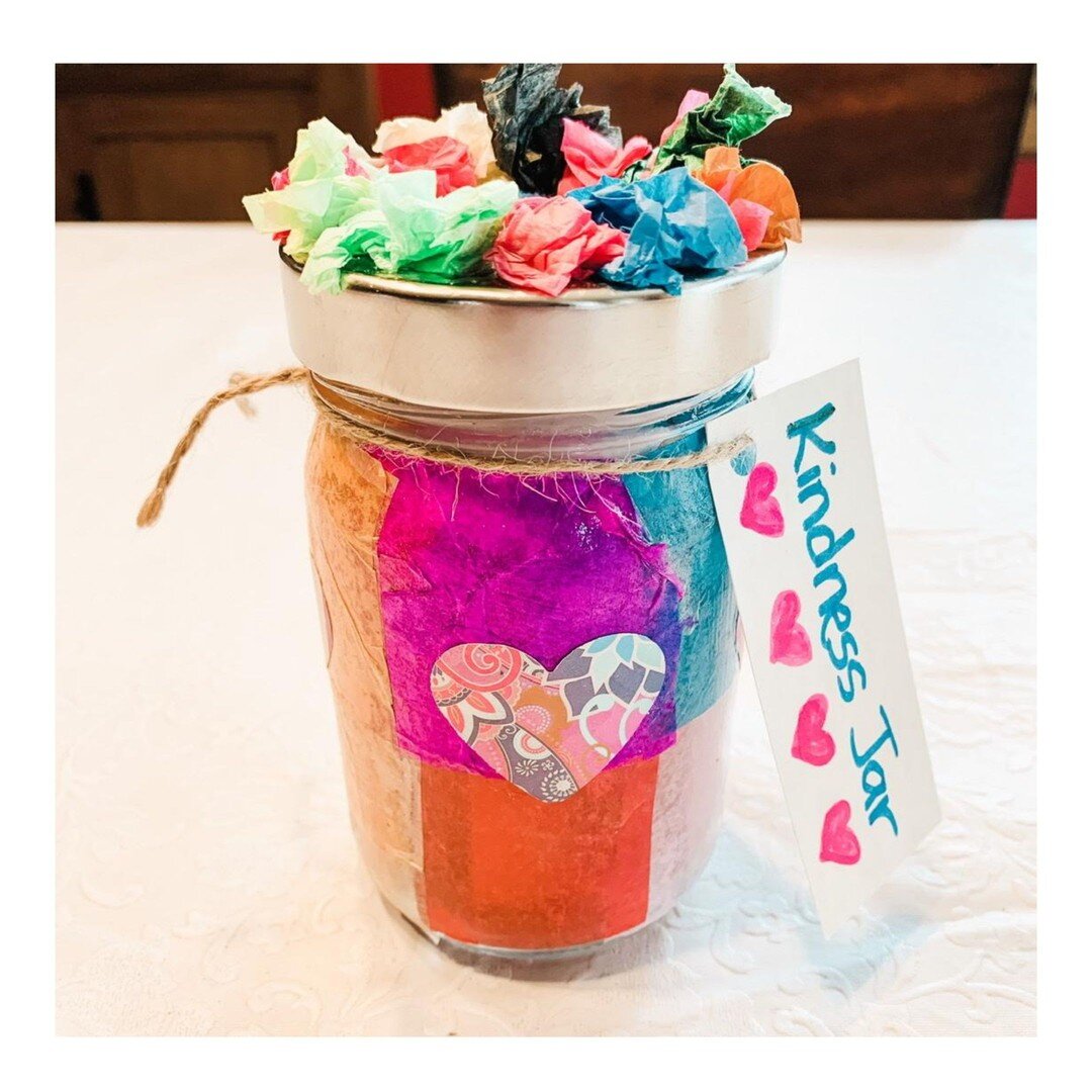 Love this DIY #kindnessjar that we&rsquo;ll be making for class our #craftingforgood today! We would love  for your child join us as we craft items to help spread kindness and joy to your home and beyond! ⠀⠀⠀⠀⠀⠀⠀⠀⠀⁣
.⠀⠀⠀⠀⠀⠀⠀⠀⠀⁣
We added a few new cla