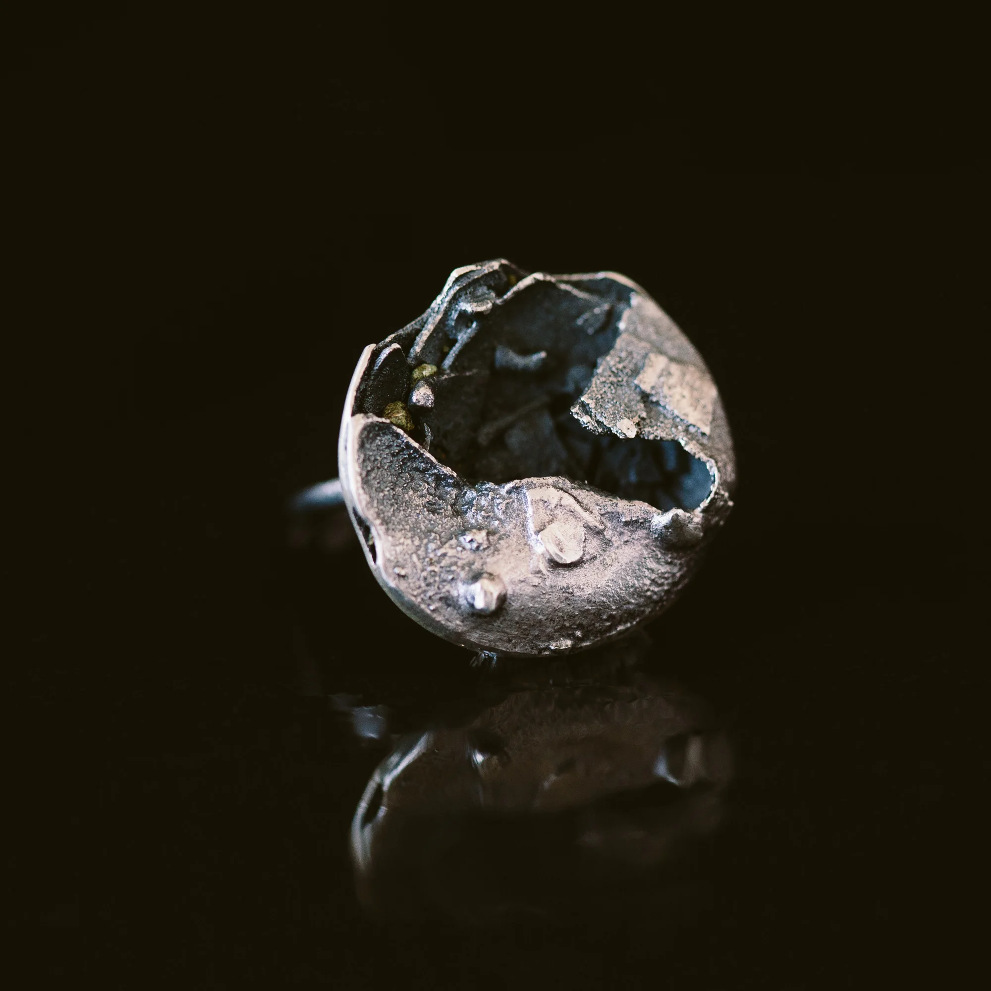 Argentium Silver Cocktail Ring