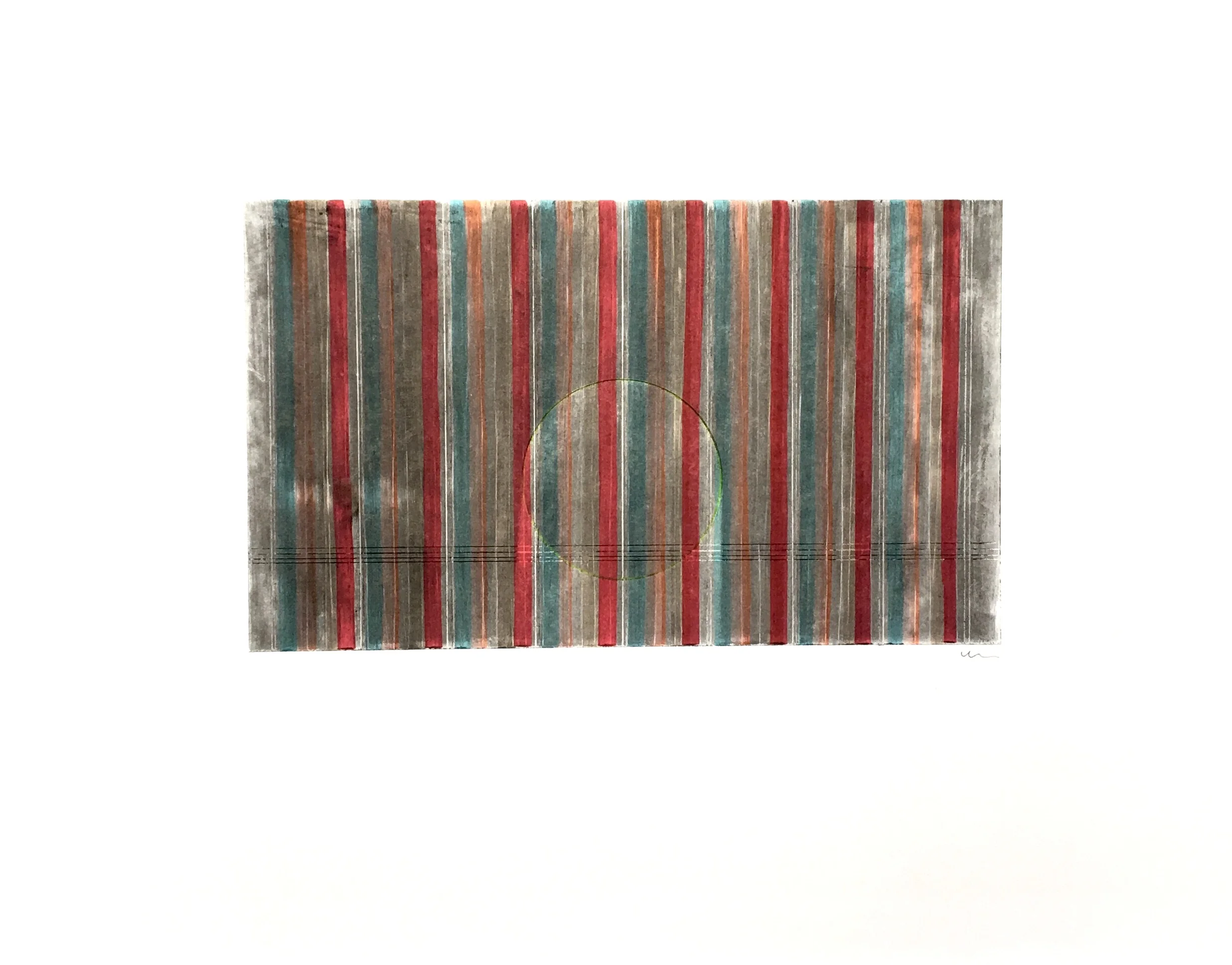 Impressions 2019 - 24 X 18 - Impressed Line, Ink, Pencil and Charcoal on Bristol