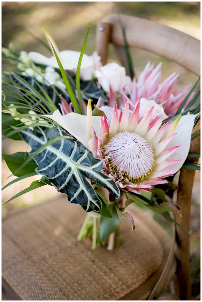 Protea Flower Bouquet - Swiss Family Robinson styled shoot - by Aislinn Kate Photography_0227.jpg