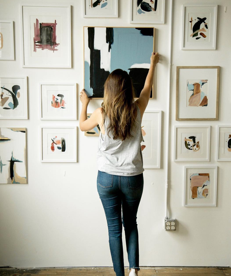 Cait in her studio, photographed by Rachel Leigh (rachelleighphoto.co)