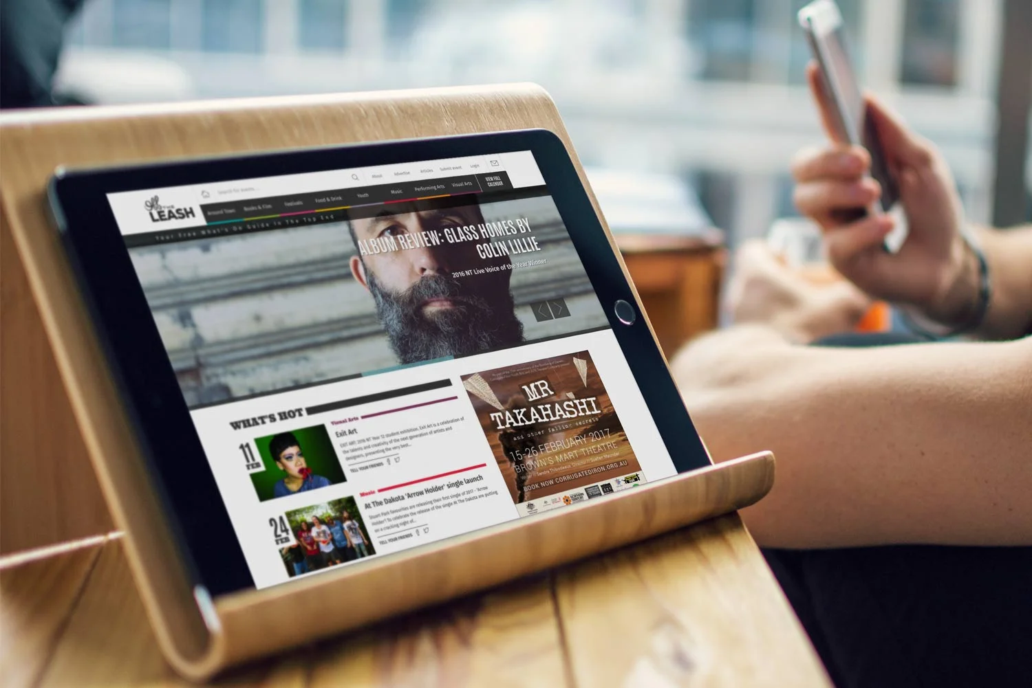 WEBSITE AND USER EXPERIENCE DESIGN FOR OTL MAGAZINE Winner of Australian Web Awards "Not for Profit Website Design"