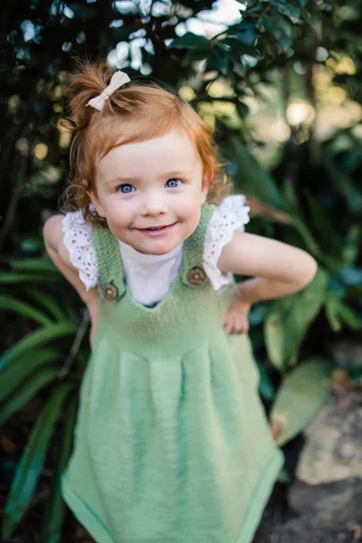 Ringwood family photographer daughter backlight natural sunset melbourne candid summer red head little girl