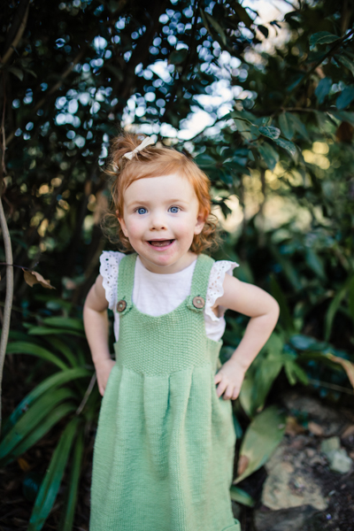 Ringwood family photographer daughter backlight natural sunset melbourne candid summer red head little girl