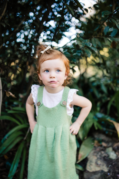 Montmorency family photographer daughter backlight natural sunset melbourne candid summer red head little girl