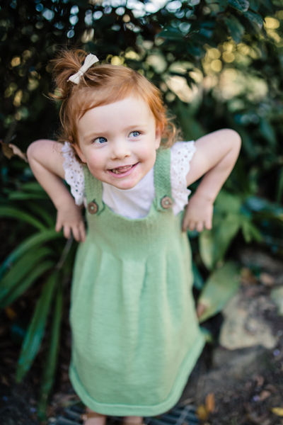 Mont Albert family photographer daughter backlight natural sunset melbourne candid summer red head little girl