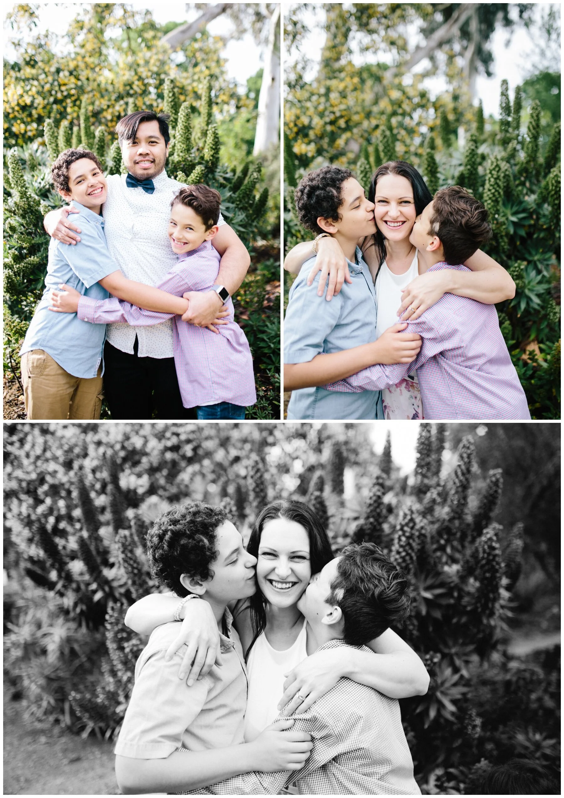 Malvern family photographer photography mother and boys son rose garden