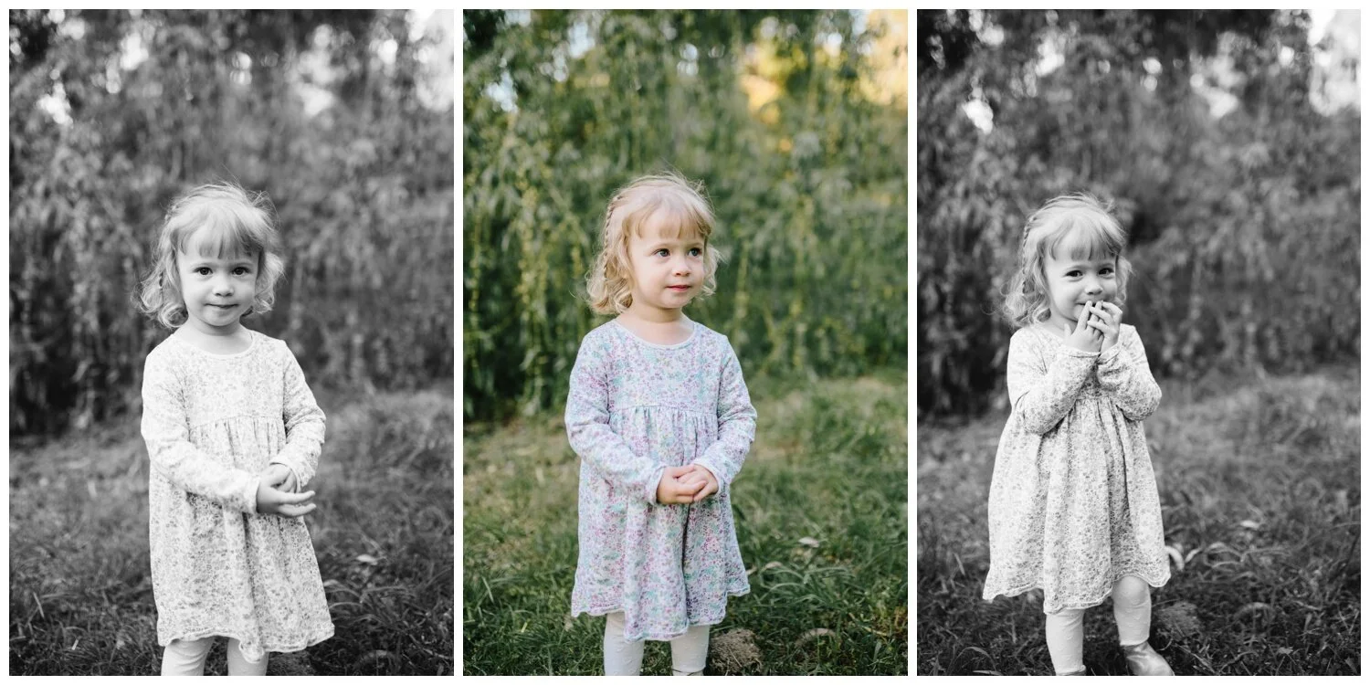 Macleod family photographer siblings mother and daughter backlight natural sunset melbourne candid summer autumn