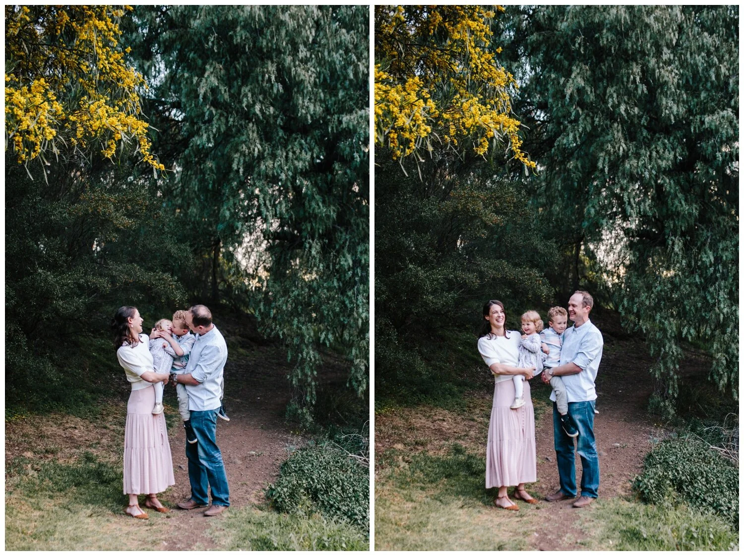 Heidelberg family photographer backlight natural sunset melbourne candid summer spring autumn